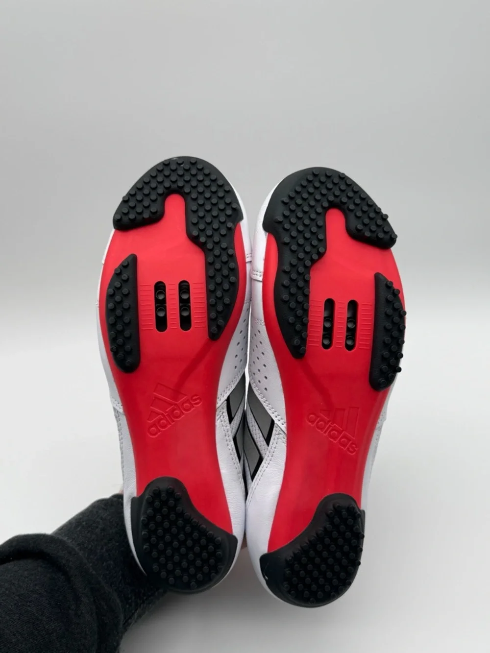 adidas Heritage Tour Cycling Shoes IE 1400 White Black M 7.5/W 8.5 - Picture 9 of 11